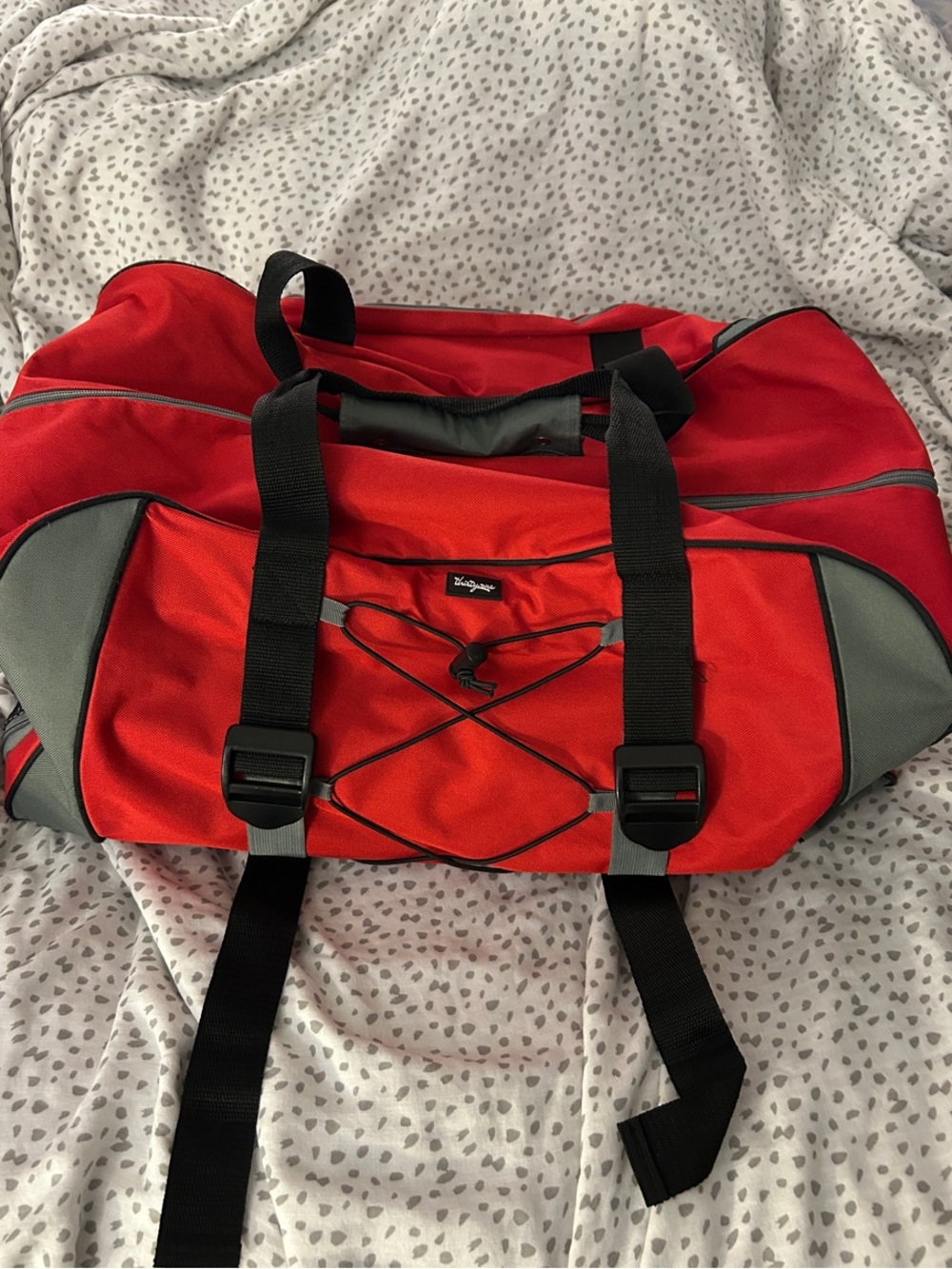 Thirty-one large duffel bag